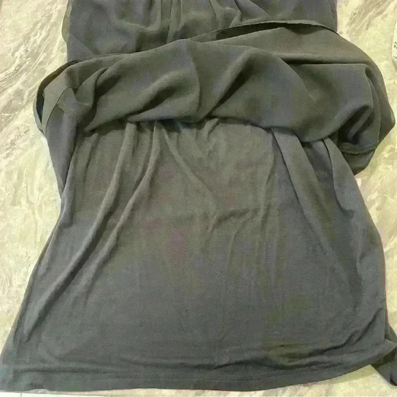 Express Women's Black Sleeveless  100% Silk Dress Sz L Party Cocktail Classic - Picture 8 of 8